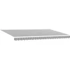 Image de vidaXL - Luifel - handmatig - uittrekbaar - en - LED - 500x300 - cm - antraciet - en - wit