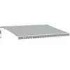Image de vidaXL - Luifel - automatisch - uittrekbaar - LED - 500x350 - cm - antraciet - en - wit