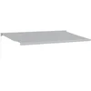 Image de vidaXL - Luifel - uittrekbaar - 5x3 - m - stof - en - aluminium - antraciet - en - wit