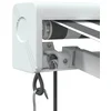 Image de vidaXL - Luifel - uittrekbaar - 3,5x2,5 - m - stof - en - aluminium - antraciet - en - wit