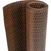 Image de vidaXL - Balkonscherm - 400x100 - cm - poly - rattan - bruin - en - zwart
