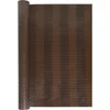 Image de vidaXL - Balkonscherm - 1000x100 - cm - poly - rattan - bruin - en - zwart