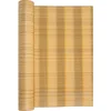 Image de vidaXL - Balkonscherm - 400x80 - cm - poly - rattan - lichtbruin