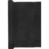 Image de vidaXL - Balkonscherm - 1000x100 - cm - poly - rattan - zwart
