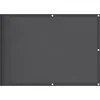 Image de vidaXL - Balkonscherm - 75x1000 - cm - 100% - oxford - polyester - antracietkleurig