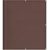 Image de vidaXL - Balkonscherm - 120x700 - cm - 100% - oxford - polyester - bruin