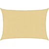Image de vidaXL - Zonnezeil - 4,5x3 - m - 100% - polyester - oxford - zandkleurig