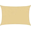 Image de vidaXL - Zonnezeil - 4,5x3,5 - m - 100% - polyester - oxford - zandkleurig