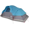 Image de vidaXL - Koepeltent - 9-persoons - waterdicht - blauw