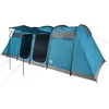 Image de vidaXL - Tunneltent - 10-persoons - waterdicht - blauw
