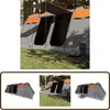 Image de vidaXL - Tunneltent - 10-persoons - waterdicht - grijs - en - oranje
