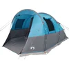 Image de vidaXL - Tunneltent - 4-persoons - waterdicht - blauw