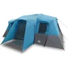 Image de vidaXL - Tunneltent - 16-persoons - waterdicht - blauw