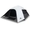 Image de vidaXL - Koepeltent - 4-persoons - waterdicht - verduisterend - stof - wit
