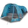 Image de vidaXL - Tunneltent - voor - gezin - 8-persoons - waterdicht - blauw