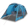 Image de vidaXL - Tunneltent - 4-persoons - waterdicht - blauw