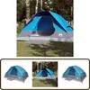 Image de vidaXL - Koepeltent - 4-persoons - waterdicht - blauw