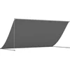 Image de vidaXL - Luifel - uittrekbaar - 300x150 - cm - stof - en - staal - antracietkleurig