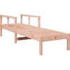 Image de vidaXL - Ligbed - 199,5x62x55 - cm - massief - douglashout