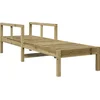 Image de vidaXL - Ligstoel - 199,5x62x55 - cm - geïmpregneerd - grenenhout