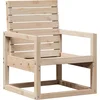 Image de vidaXL - Tuinstoel - 57,5x63x76 - cm - massief - grenenhout