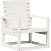 Image de vidaXL - Tuinstoel - 57,5x63x76 - cm - massief - grenenhout - wit