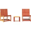 Image de vidaXL - 3-delige - Loungeset - massief - grenenhout - wasbruin