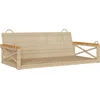 Image de vidaXL - Schommelbank - 109x62x40 - cm - poly - rattan - beige