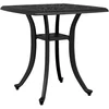 Image de vidaXL - Tuintafel - 53x53x53 - cm - gietaluminium - zwart