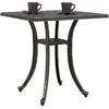 Image de vidaXL - Tuintafel - 53x53x53 - cm - gietaluminium - bronskleurig