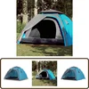 Image de vidaXL - Koepeltent - 4-persoons - snelontgrendeling - blauw
