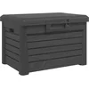 Image de vidaXL - Kussenbox - 73x50,5x46,5 - cm - polypropeen - antracietkleurig