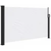 Image de vidaXL - Windscherm - uittrekbaar - 117x300 - cm - wit