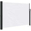 Image de vidaXL - Windscherm - uittrekbaar - 140x300 - cm - wit