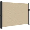 Image de vidaXL - Windscherm - uittrekbaar - 140x500 - cm - beige