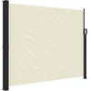 Image de vidaXL - Windscherm - uittrekbaar - 160x500 - cm - crèmekleurig