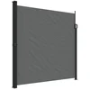 Image de vidaXL - Windscherm - uittrekbaar - 200x500 - cm - antracietkleurig