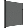 Image de vidaXL - Windscherm - uittrekbaar - 220x500 - cm - antracietkleurig