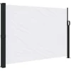 Image de vidaXL - Windscherm - uittrekbaar - 140x600 - cm - wit