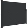 Image de vidaXL - Windscherm - uittrekbaar - 160x600 - cm - zwart