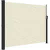 Image de vidaXL - Windscherm - uittrekbaar - 160x600 - cm - crèmekleurig