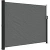 Image de vidaXL - Windscherm - uittrekbaar - 160x600 - cm - antraciet