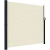 Image de vidaXL - Windscherm - uittrekbaar - 180x600 - cm - crèmekleurig