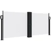 Image de vidaXL - Windscherm - uittrekbaar - 100x600 - cm - wit
