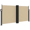 Image de vidaXL - Windscherm - uittrekbaar - 120x600 - cm - beige