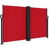 Image de vidaXL - Windscherm - uittrekbaar - 140x600 - cm - rood