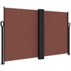 Image de vidaXL - Windscherm - uittrekbaar - 140x600 - cm - bruin