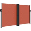 Image de vidaXL - Windscherm - uittrekbaar - 140x600 - cm - terracotta