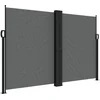 Image de vidaXL - Windscherm - uittrekbaar - 160x600 - cm - antraciet