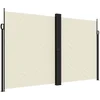 Image de vidaXL - Windscherm - uittrekbaar - 200x600 - cm - crèmekleurig